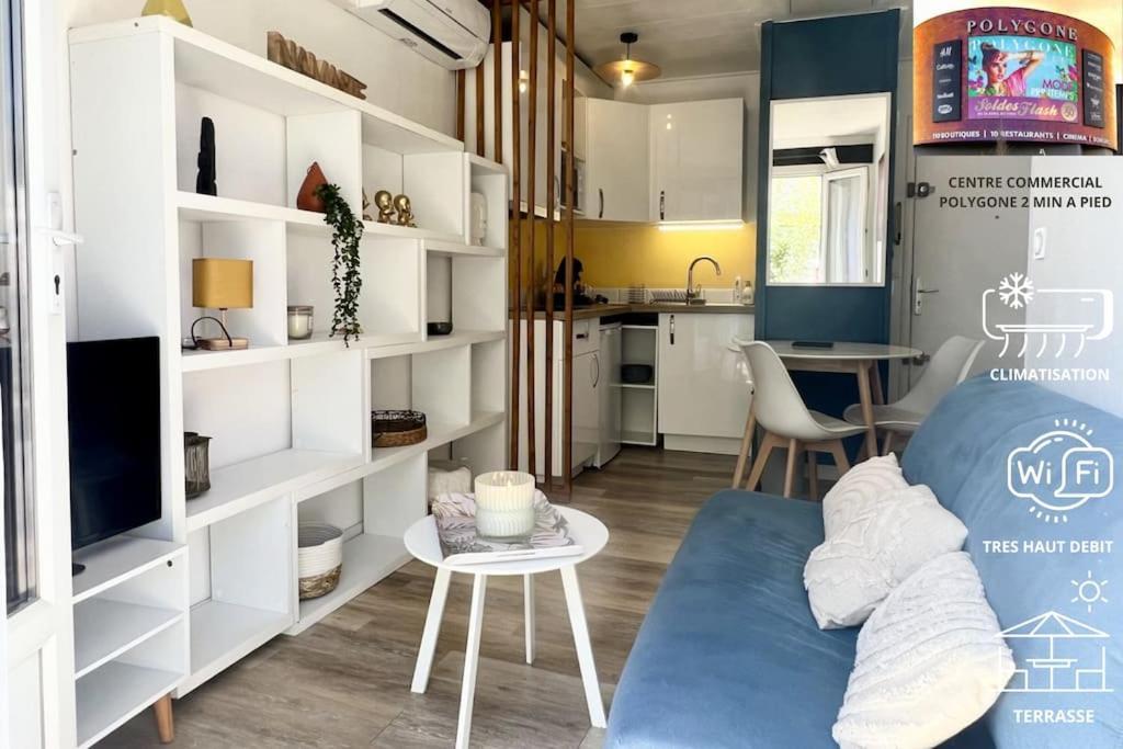 Le Tropico - Clim - Terrasse - Proche Polygone Apartment Beziers Bagian luar foto